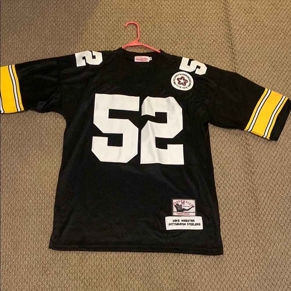 Mitchell & Ness Black and Yellow Throwback Jersey